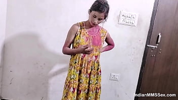 Indian Devar Bhabhi Playing Holi And Getting Wet In Steamy Fuck Session
