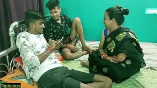 भारतीय गरम पत्नी ने दोस्त के साथ मजे लिए! असली हिंदी सेक्स