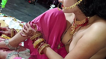 Suhagraat Mein Indian Jodi Ka Pehla Pyar Bhara Samagama