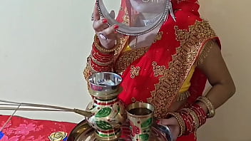 स्पेशल करवा चौथ की रात की गर्म चुदाई की साफ हिंदी आवाज