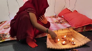 दीपावली की रात में गाँव की बहू के साथ गर्म सेक्स का मजा