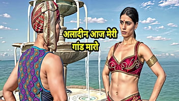 भारतीय देसी अलादीन को मिली जादुई चिराग और उसने जास्मिन को चोदने की मन्नत मांगी हिंदी ऑडियो में