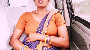 भारतीय नौकरानी के साथ कार में गंदी सेक्स और पेशाब का मजा