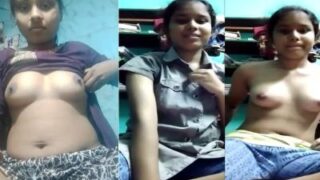 भारतीय प्रेमी के सामने एक कामुक देसी महिला अपने उभार और गुप्त छिद्रों का प्रदर्शन करती है