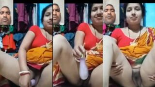 भाभी का वीडियो कॉल पर देवर के साथ गंदा सेक्स का मजा