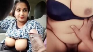 भारी छाती वाली भाभी का देसी बाहरी सेक्स अपने प्रेमी की कार में