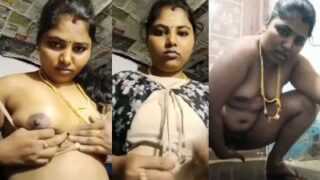 नाराज दक्षिण भारतीय महिला ने कपड़े उतारकर खुद को संतुष्ट किया
