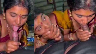 शादीशुदा औरत अपने पुराने प्रेमी को तेलुगू स्टाइल में चूसती है