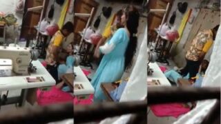 दर्जी ने अपनी सेक्सी ग्राहक को बेरहमी से चोदा