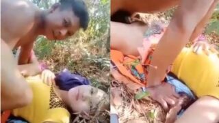 नेपाली जोड़े का जंगल में खुली हवा में सेक्स वीडियो