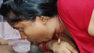 भाभी ने जोरदार देसी मुखमैथुन किया और वीर्य पी लिया